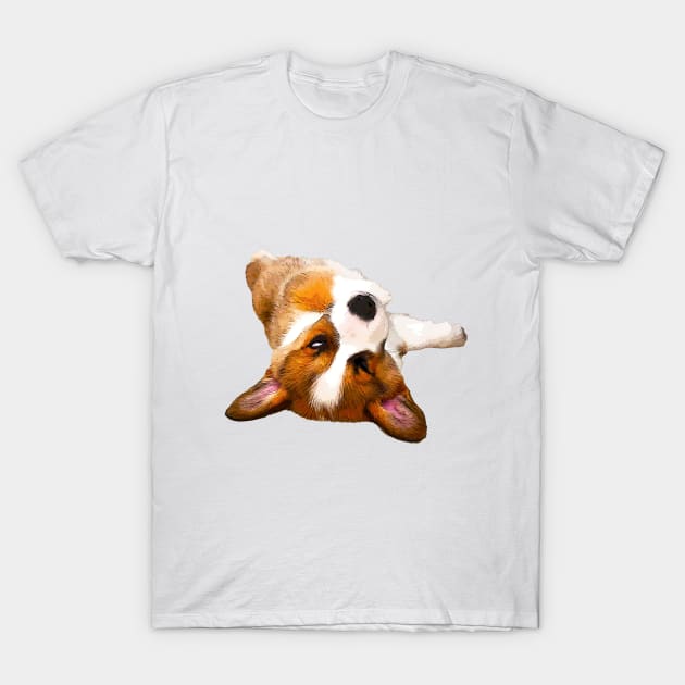 Corgi Roll T-Shirt by Elarex